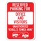 Signmission Unauthorized Vehicles Towed Away Heavy-Gauge Alum Rust Proof Parking Sign, 18" x 24", A-1824-22774 A-1824-22774 - alternate 1